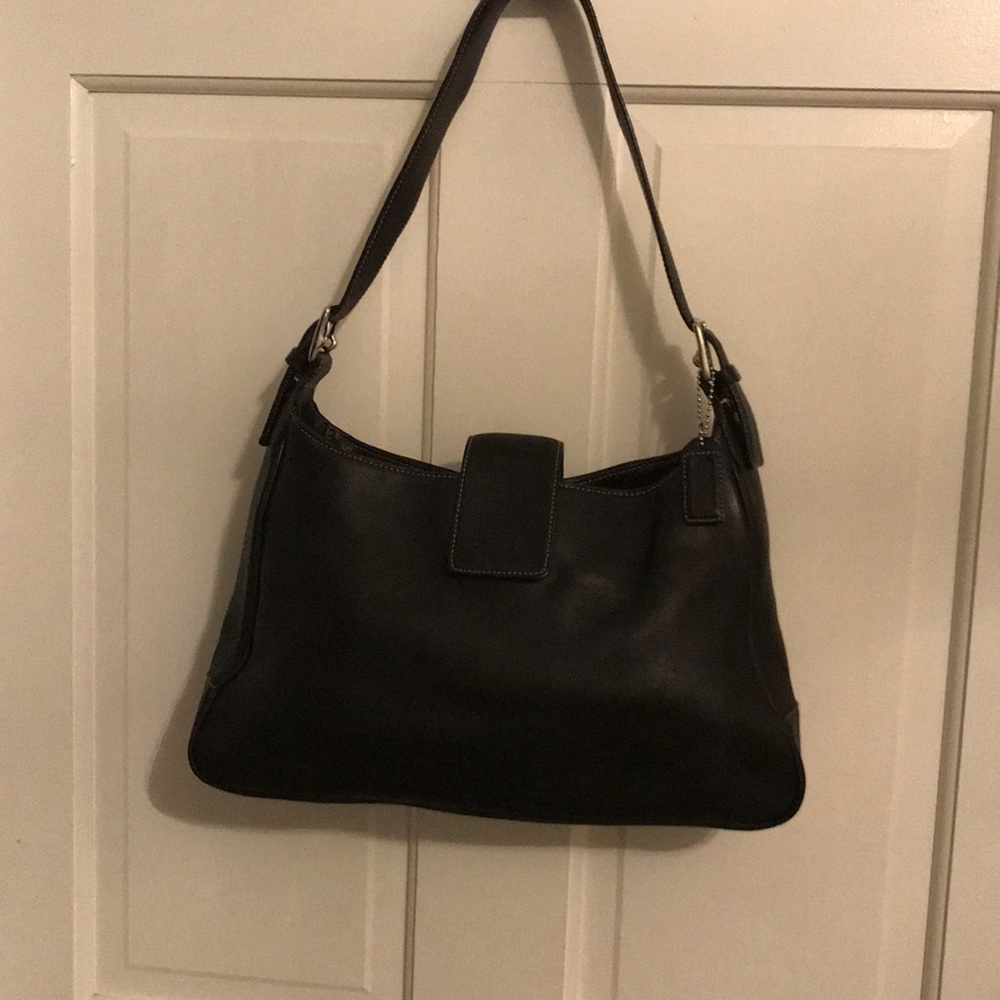 Coach black ladies purse